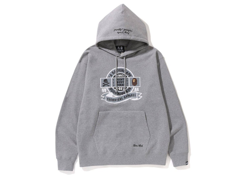 BAPE x Neighborhood Relaxed Fit Pullover Hoodie Grey メンズ - SS23 ...