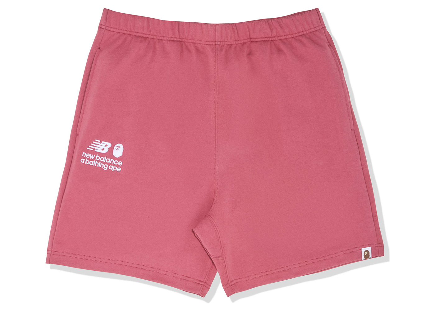 BAPE x New Balance Relaxed Fit Shorts Red Men's - SS22 - US
