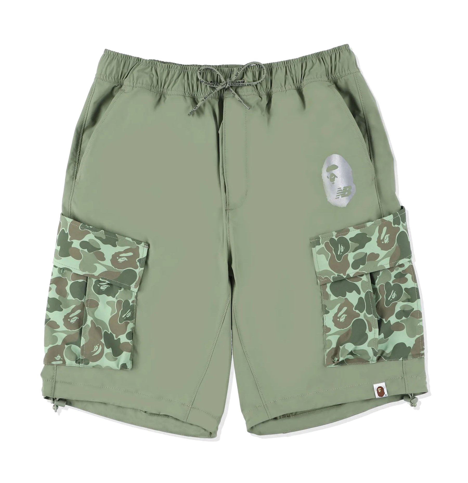 BAPE x New Balance Shorts Olive Men's - SS21 - US