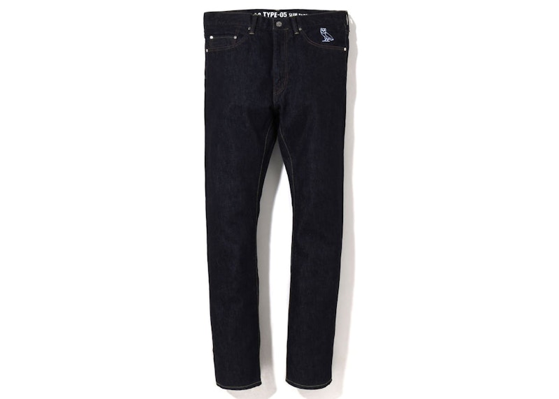 BAPE x OVO 2008 Type-05 Denim Pants Indigo Men's - FW22 - US