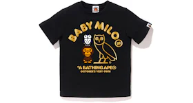 BAPE x OVO Baby Milo Kids Tee Black