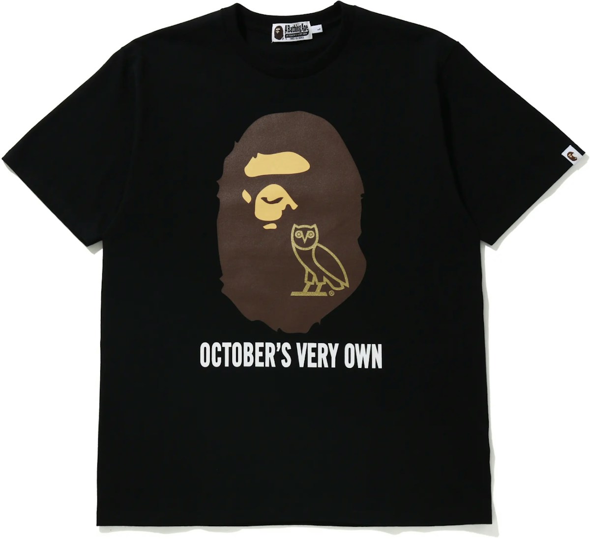 BAPE x OVO Tee Black - FW20