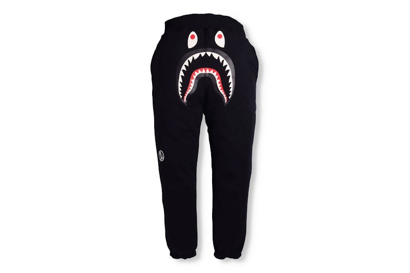 BAPE x OVO Woodland Camo Shark Reversible Sweatpants Black Men's