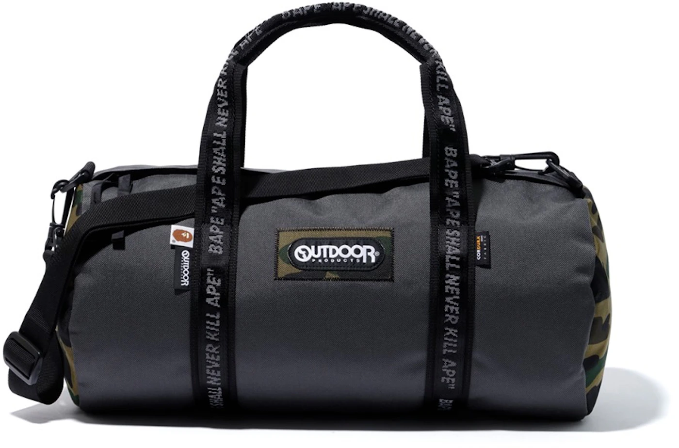 BAPE x Outdoors Products Drum Bag Grey - FW19 - US