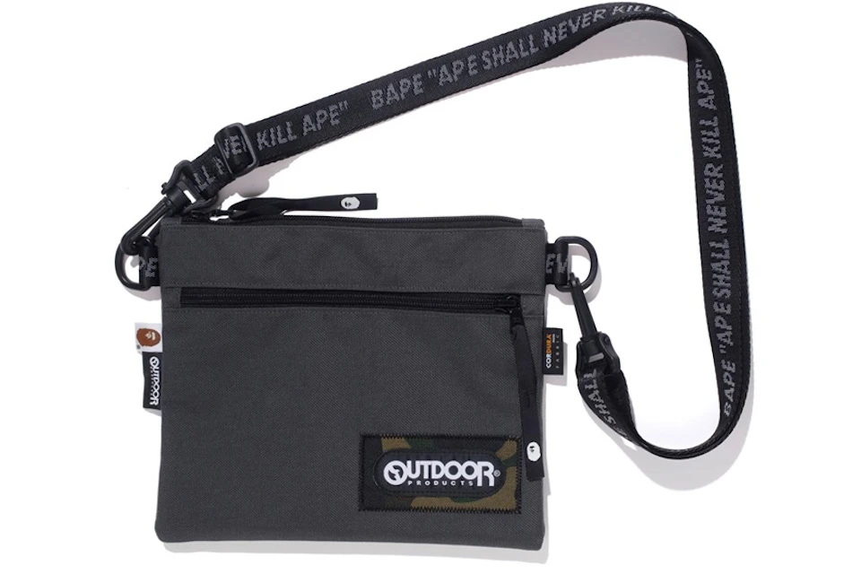 BAPE x Outdoors Products Mini Shoulder Bag Grey