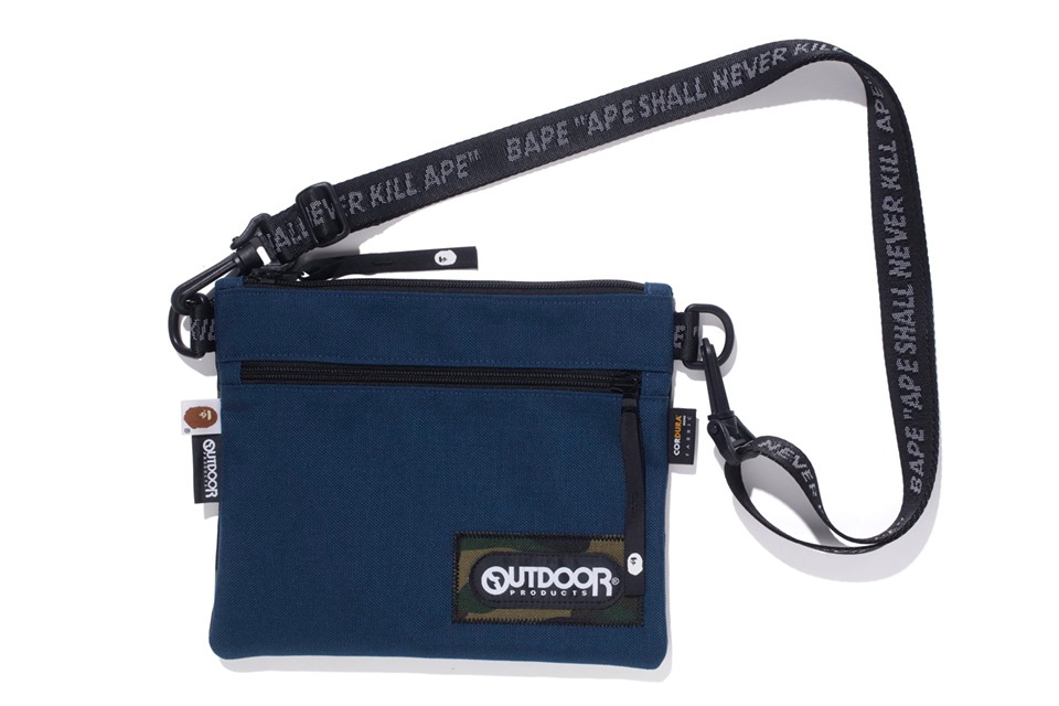 BAPE x Outdoors Products Mini Shoulder Bag Navy - FW19 - GB