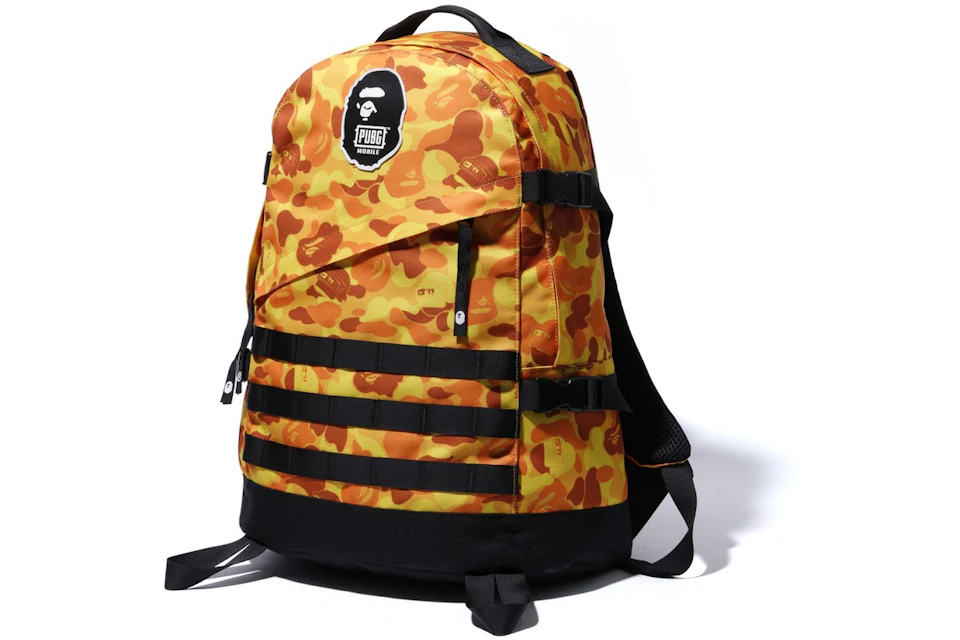BAPE x PUBG Backpack Orange