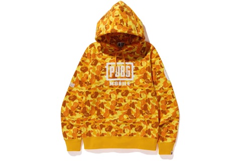 BAPE x PUBG Pullover Hoodie Orange Men's FW19 US
