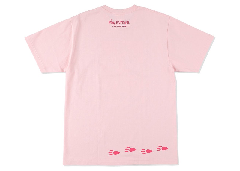 BAPE x Pink Panther ABC Camo Wall Tee Pink Men's - FW21 - US