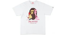 BAPE x Pink Panther Ape Head Tee White