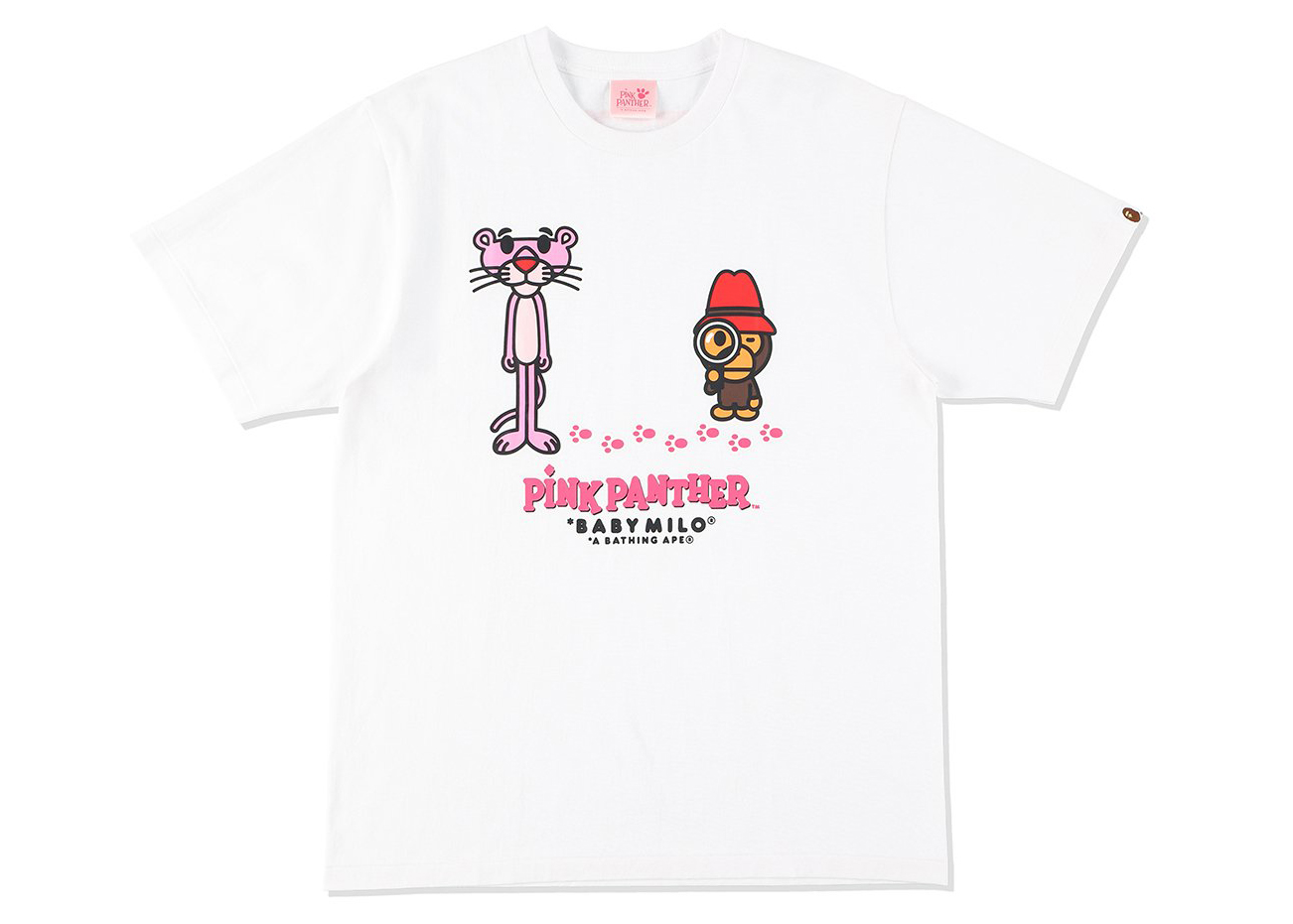 BAPE x Pink Panther Baby Milo #2 Tee White - FW21 - US