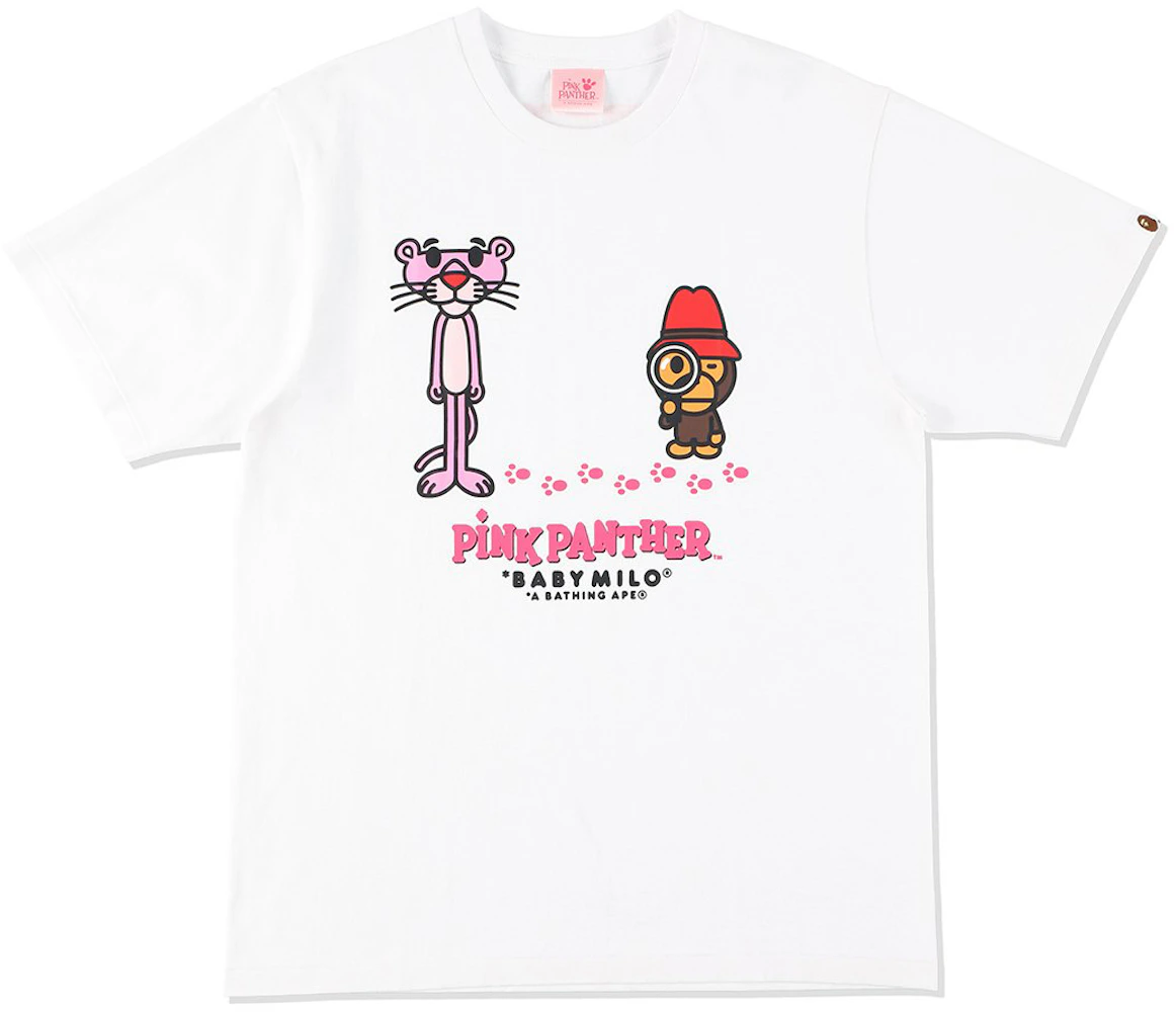 BAPE x Pink Panther Baby Milo #2 Tee White Men's - FW21 - US