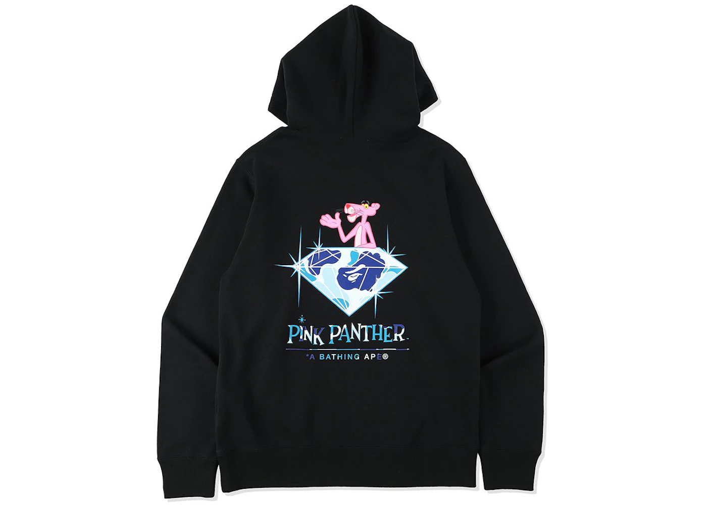 BAPE x Sudadera con capucha Rosa Panther Negro Hombre FW21 MX
