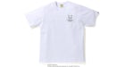BAPE x Pokemon Monotone Ape Head Tee #1 White