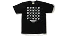 BAPE x Pokemon Monotone Tee #4 Black