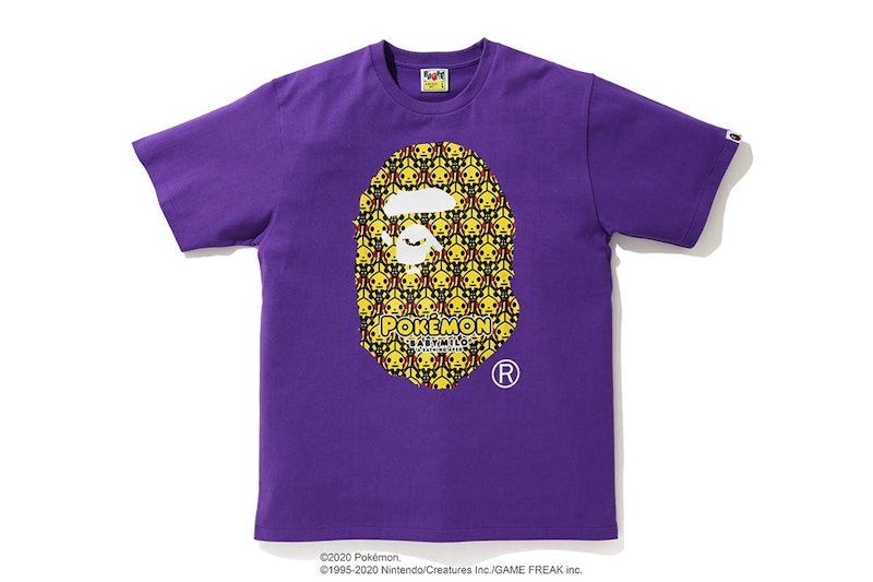 bape purple t shirt