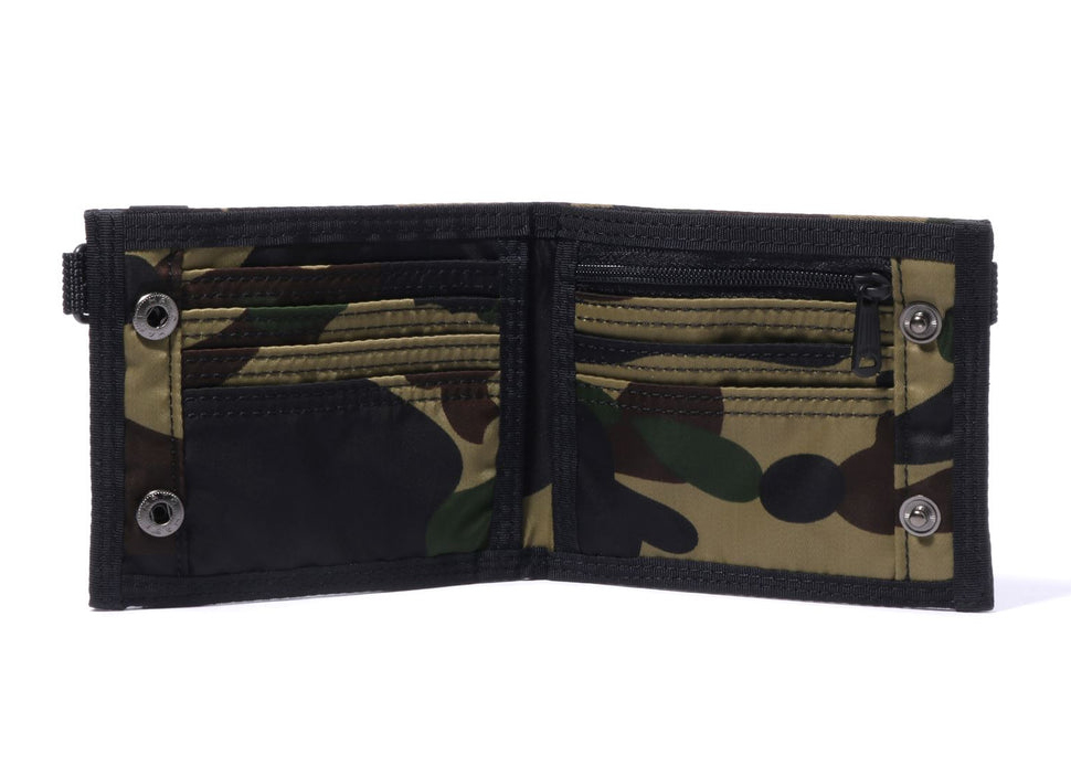 BAPE x Porter 1st Camo #2 Wallet Green