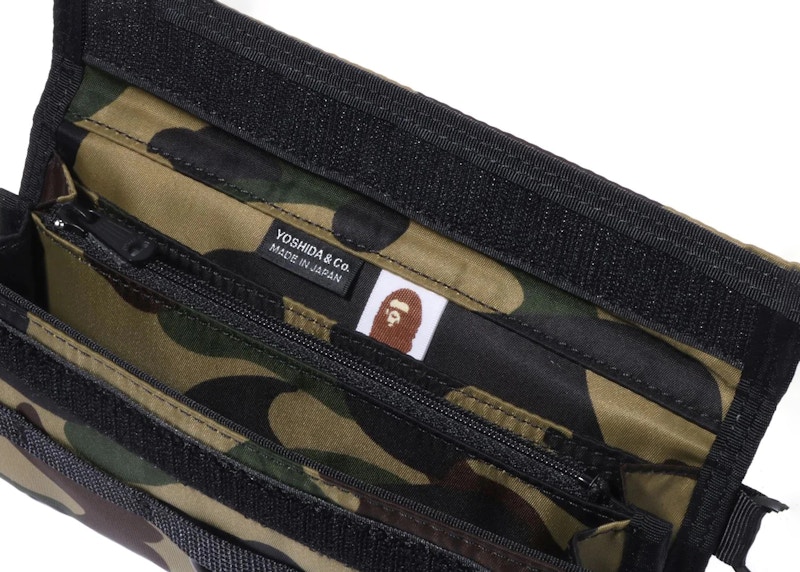 BAPE x Porter 1st Camo Long Wallet Green - FW22 - US