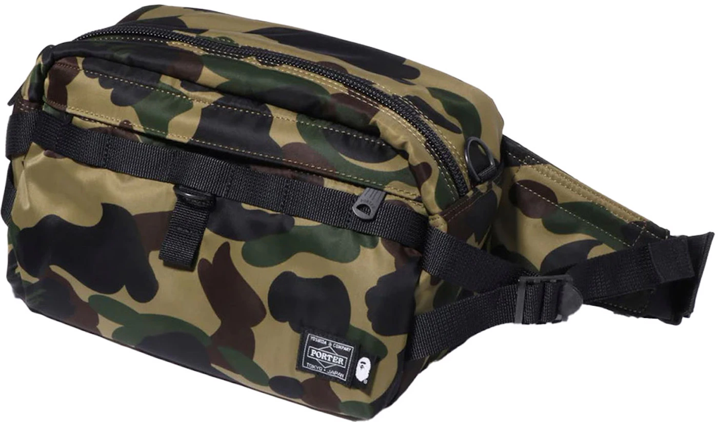 BAPE x Porter 1st Camo Waist Bag (FW23) Green - FW23 - US