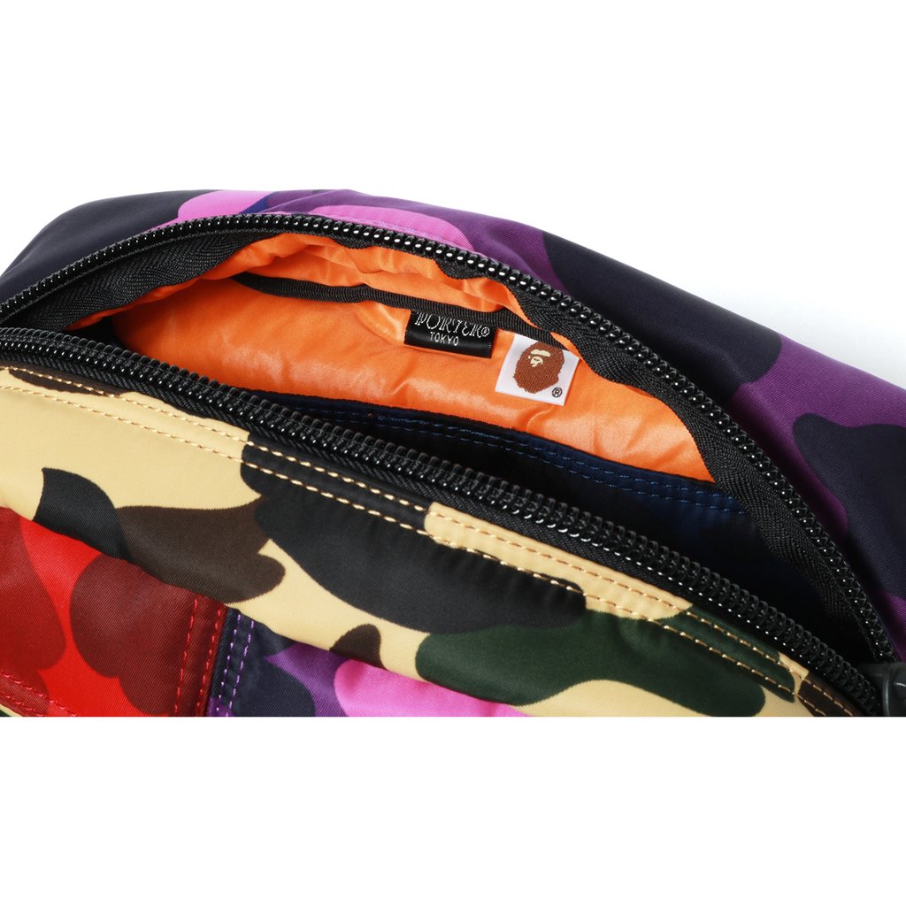 BAPE x Porter Mix Camo Waist Bag Multi - SS19 - US
