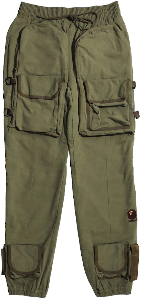 BAPE x READYMADE Multi Pocket Cargo Pants Olivedrab Men's - FW21 - US