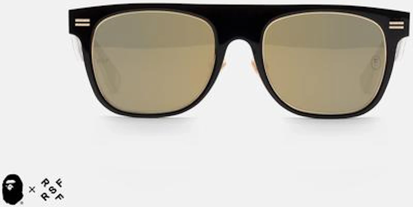 BAPE x RETROSUPERFUTURE Flat Top Sunglasses Black - FW19