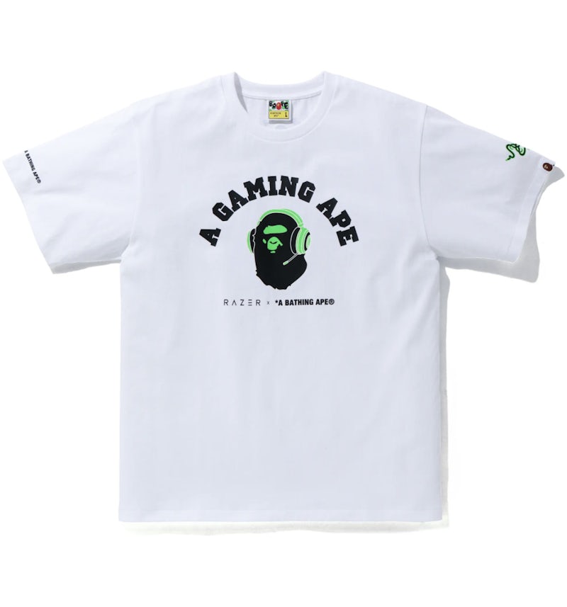 BAPE x Razer A Bathing Ape Tee White Men's FW20 US