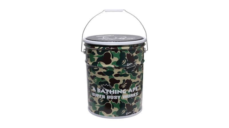 【 BAPE X SAINT MXXXXXX 】CAN STOOL BAPE x Saint Mxxxxxx Can Stool Green - SS26 - ES