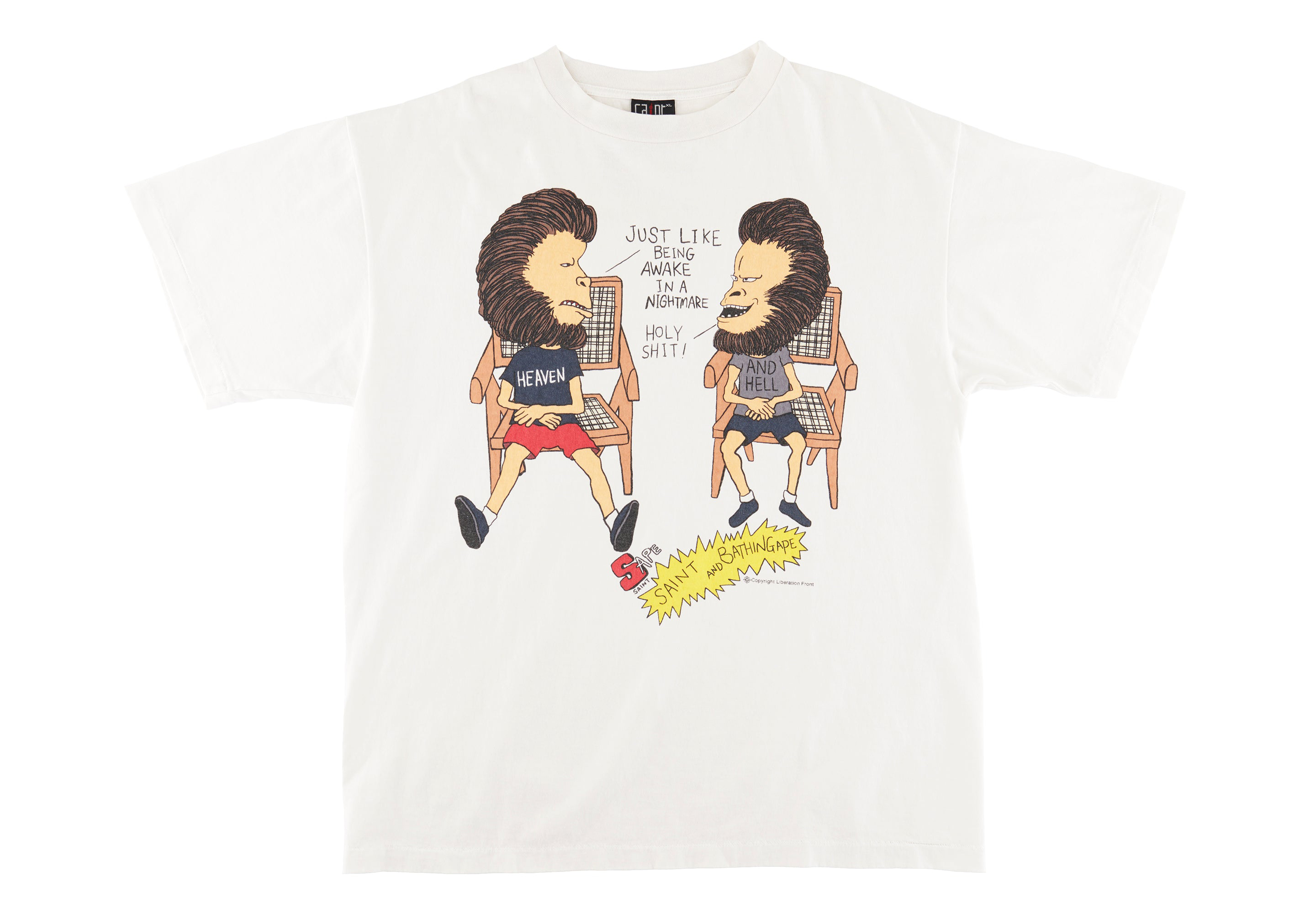 GAMING TO HELL TEE / OFF WHITE Lサイズ
