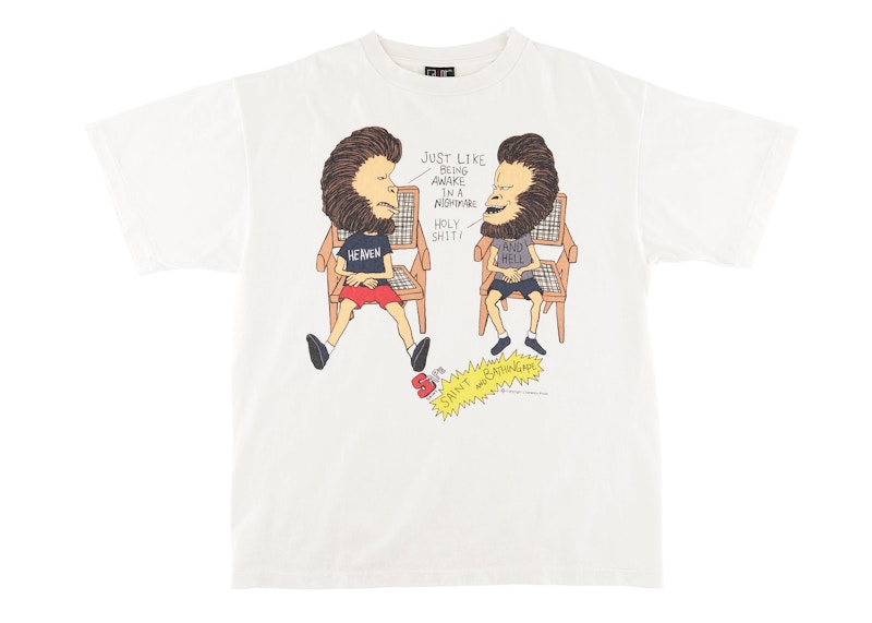 大人気通販SAINT MXXXXXX SS TEE SAINT DEATH WHITE Tシャツ/カットソー(半袖/袖なし)