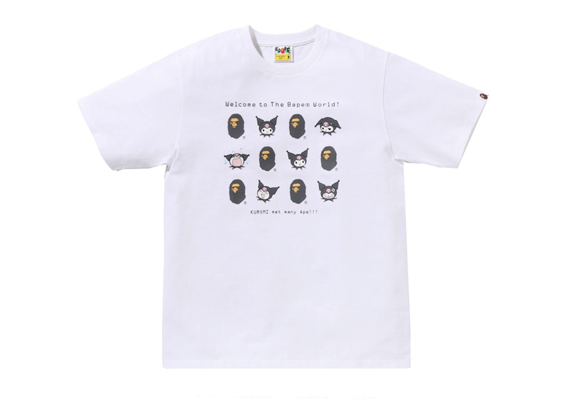 BAPE x Sanrio Characters Kuromi Welcome To The Bape World Tee