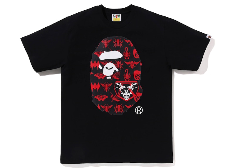 BAPE x Shin Kamen Rider Ape Head Tee Black Men's - SS23 - US