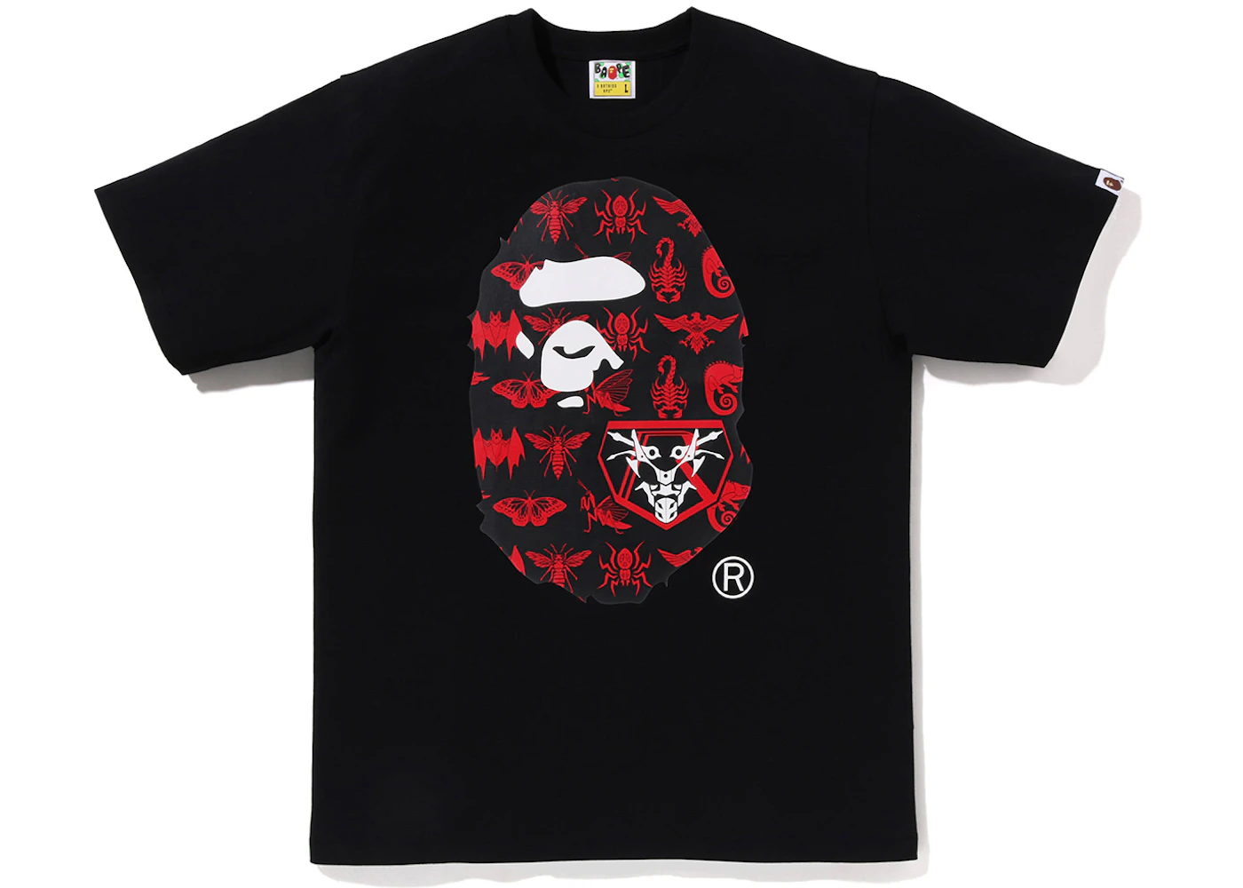 BAPE x Shin Kamen Rider Ape Head Tee Black Men's - SS23 - US