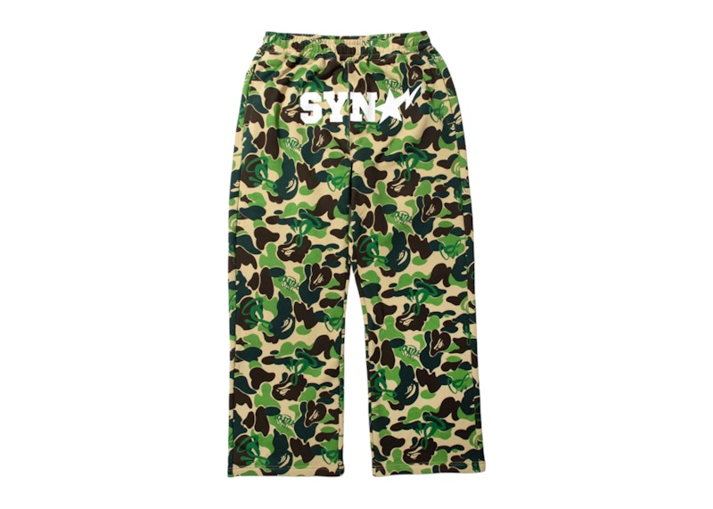 BAPE x Spotify x Central Cee Camo Relaxed Fit Sweatpants Green