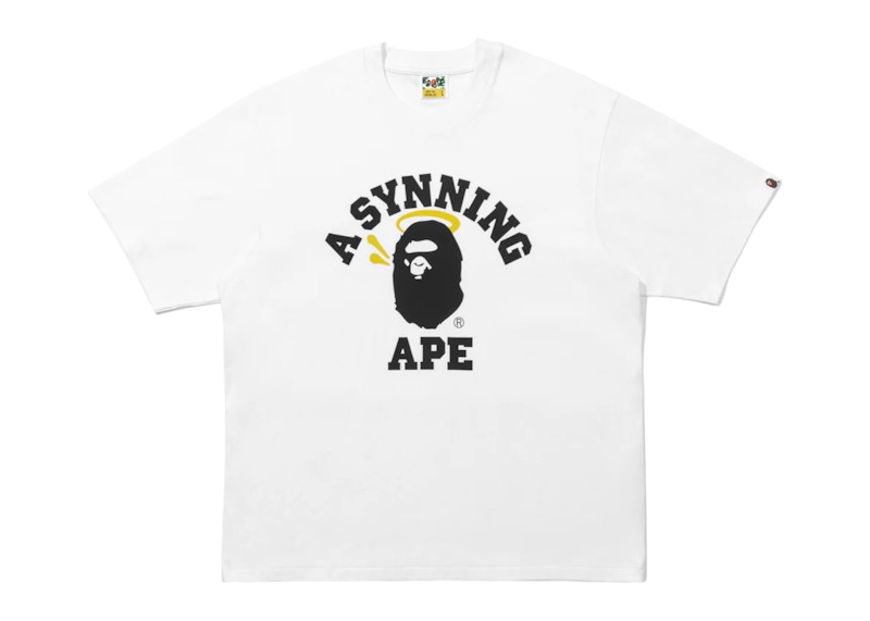 BAPE x Spotify x Central Cee College Relaxed Fit Tee White メンズ