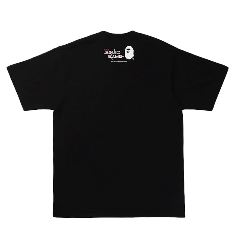 BAPE x Squid Game Ape Head Tee Black 男士- SS22 - TW