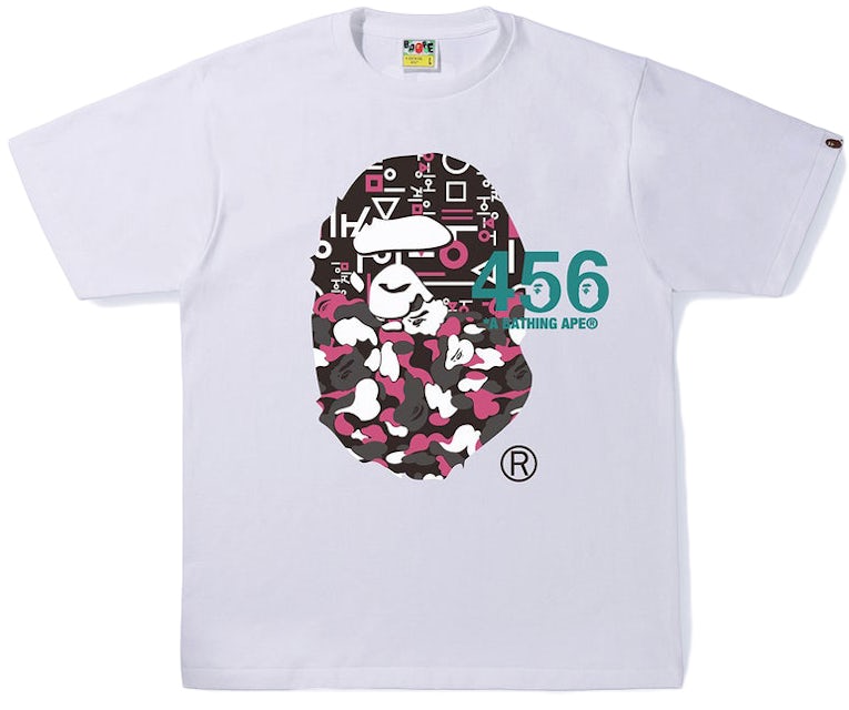 Men's Squid Game Player 001 Graphic Tee White Large 