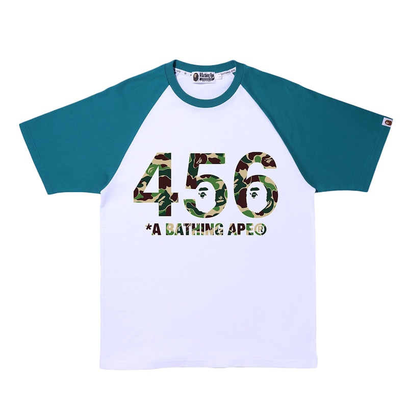 BAPE x Squid Game Raglan Tee Green Men's - SS22 - US