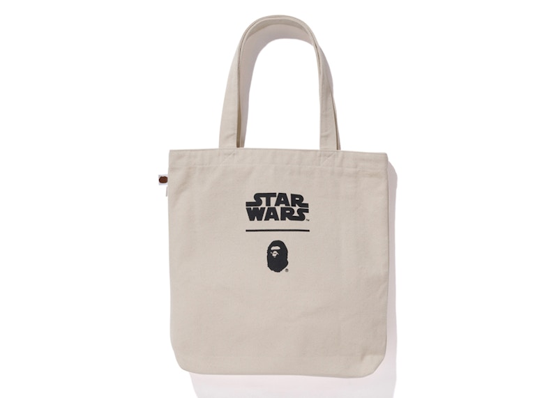 BAPE x Star Wars BB-8 & D-O Tote Bag Ivory - FW19 - US