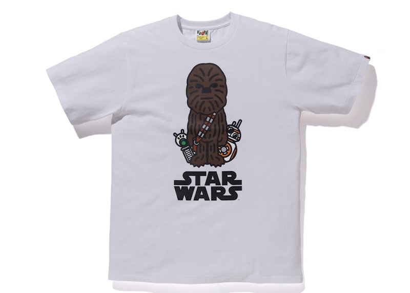 BAPE x Star Wars Chewbacca Tee White FW19 JP