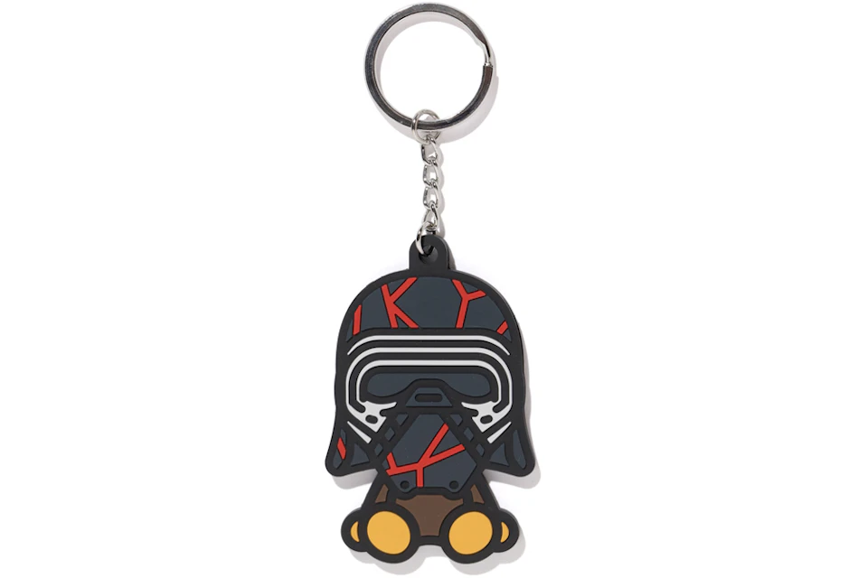 BAPE x Star Wars Kylo Ren Mask Keychain Black