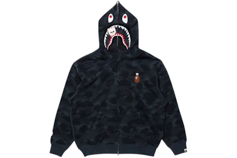 BAPE x Stray Kids Hyunjin Shark Full Zip Hoodie Black Men's - FW25 - US BAPE x Stray Kids Hyunjin Shark Full Zip Hoodie Black Men's - FW25 - US