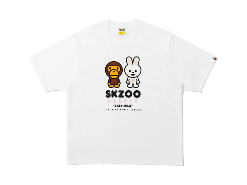 BAPE x Stray Kids Leebit Baby Milo Tee White メンズ - FW25 - JP