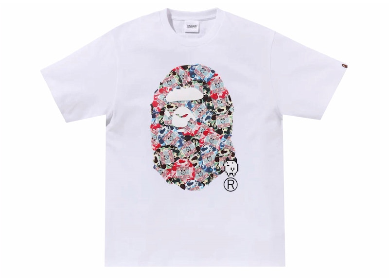 BAPE x Mika Ninagawa Bear Ape Head Tee Black メンズ - SS19 - JP