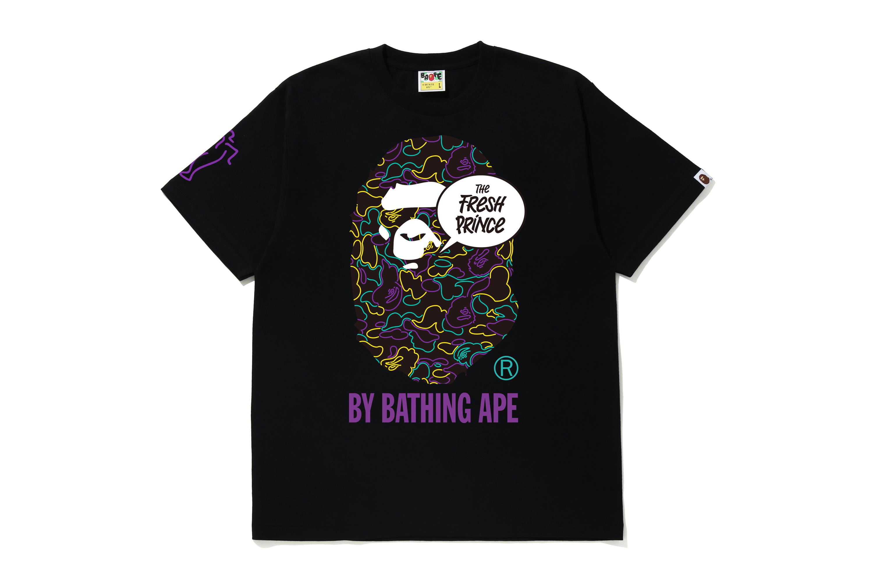 BAPE x The Fresh Prince Tee Black Men's - FW20 - US