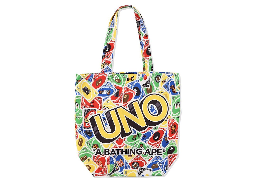 Pre-owned Bape X Uno Packable Tote Bag Multi