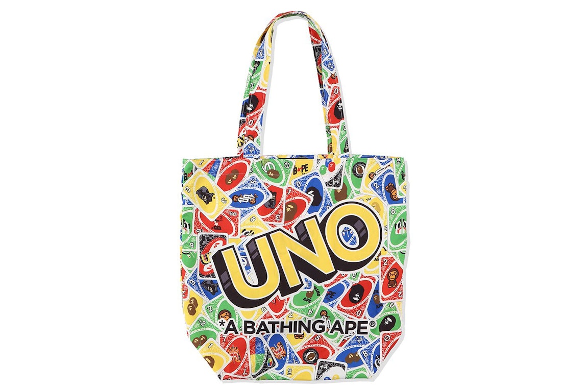 Pre-owned Bape X Uno Packable Tote Bag Multi