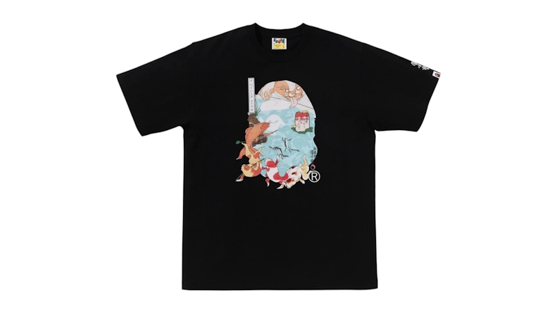 BAPE x Ukiyo-E Ape Head 4 Tee Black Men's - FW25 - US
