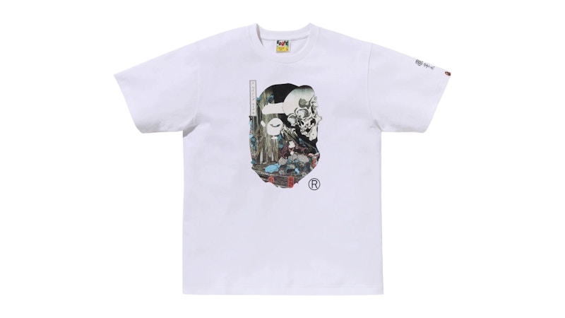 BAPE x Ukiyo-E Ape Head III Tee White Men's - FW25 - US
