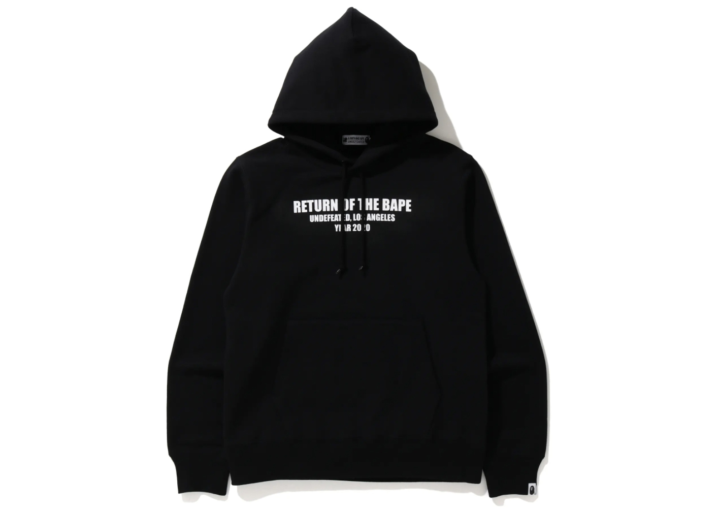 BAPE x Undefeated Pullover Hoodie Black Men's - FW20 - US